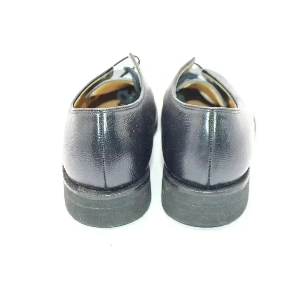 P.W. Minor Black Mens Orthopedic Oxford Lace Leath